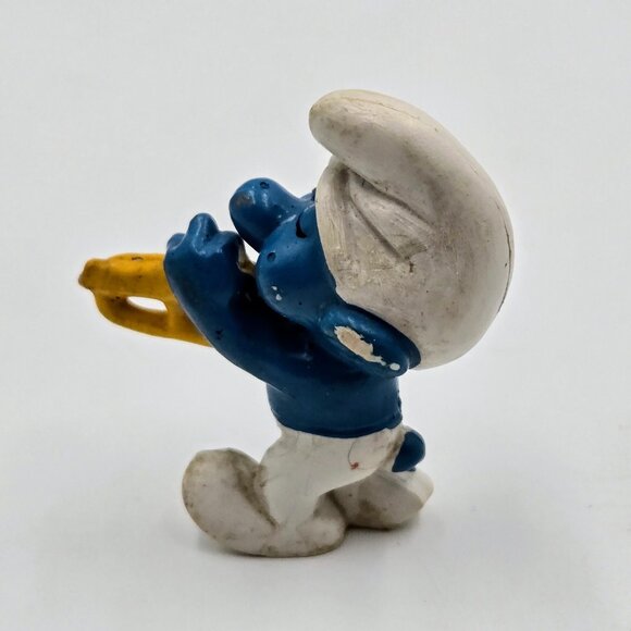 Vintage Smurf Lot Peyo Schleich W. Germany Figurines Lot Of 3 Read - Picture 5 of 16